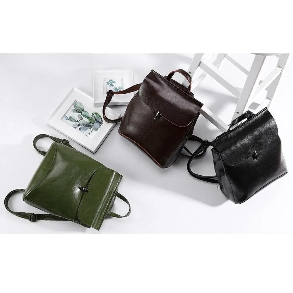<bold>Fashion Backpack  <br>Genuine-Leather