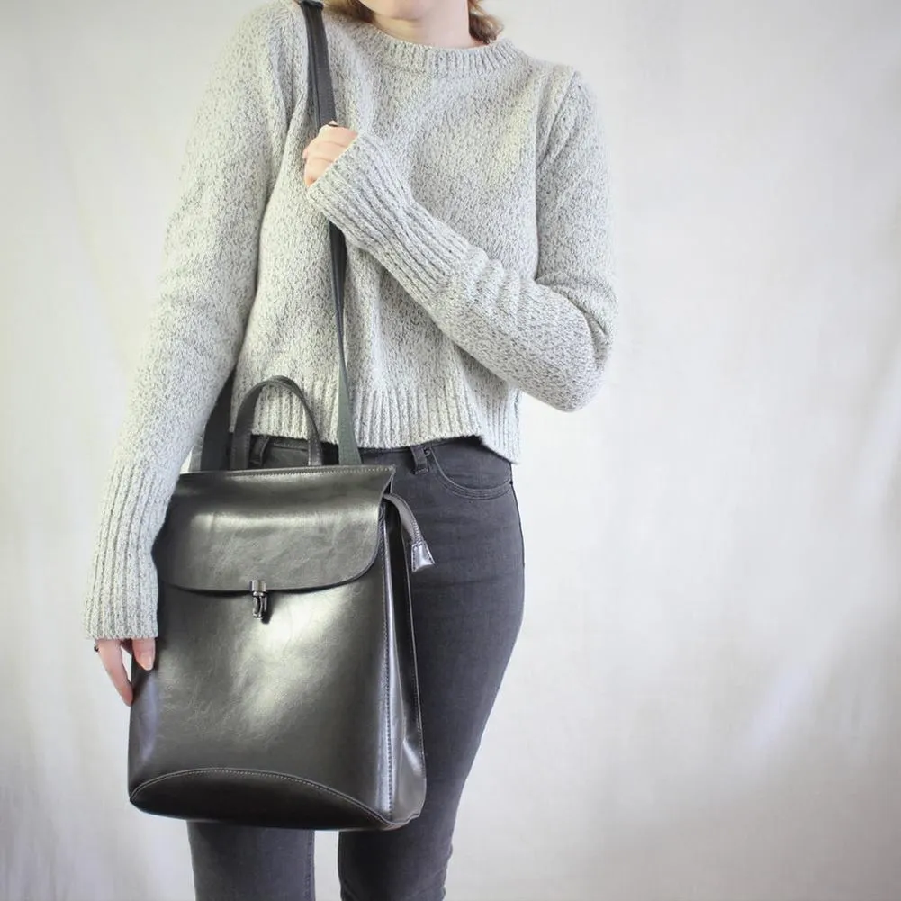 <bold>Fashion Backpack  <br>Genuine-Leather