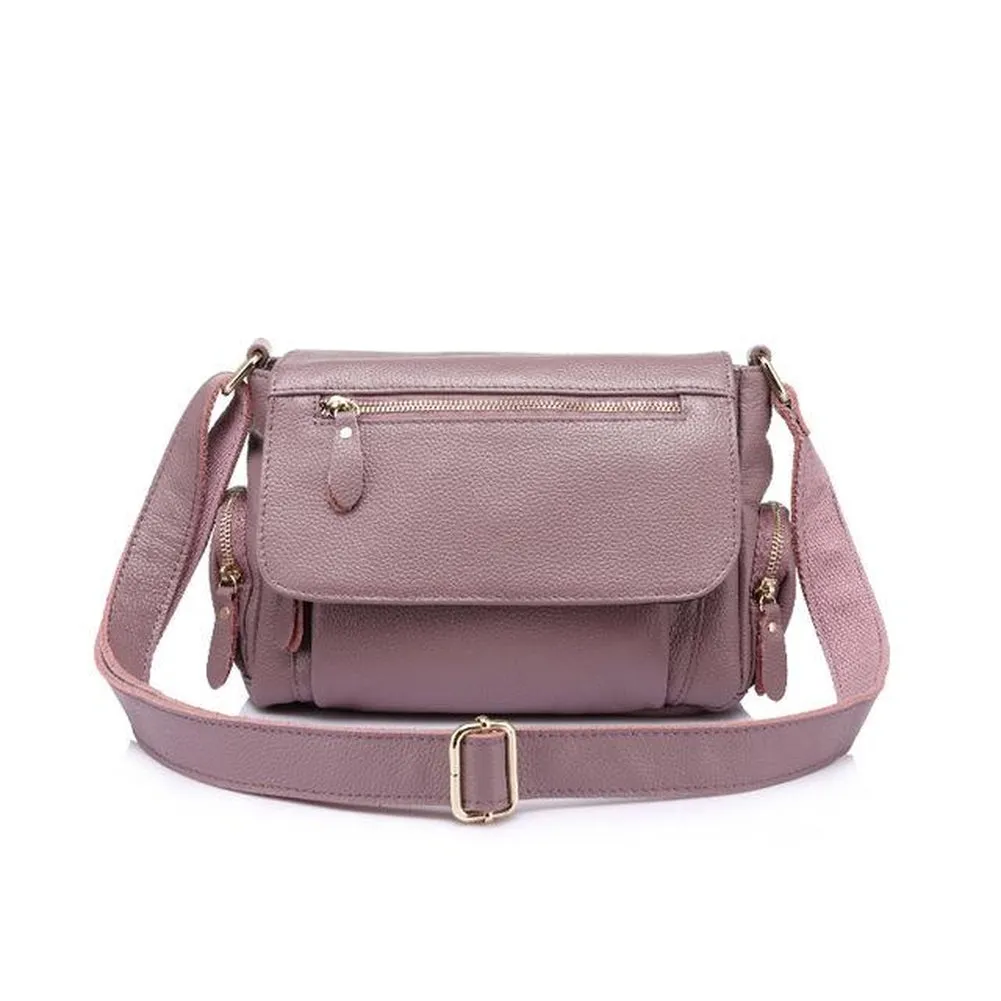 <bold>Messenger  / Crossbody Bag <br>Genuine-Leather