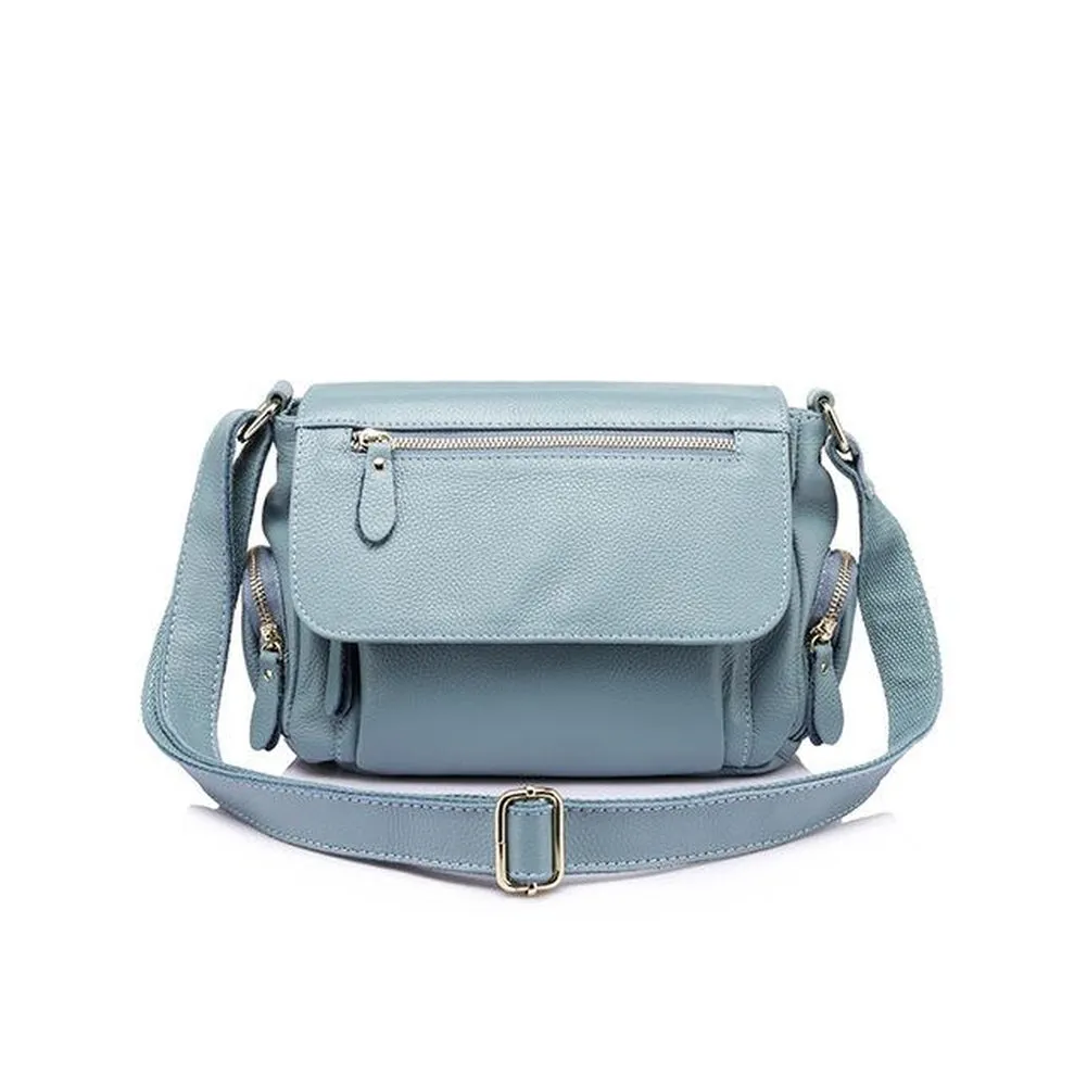<bold>Messenger  / Crossbody Bag <br>Genuine-Leather