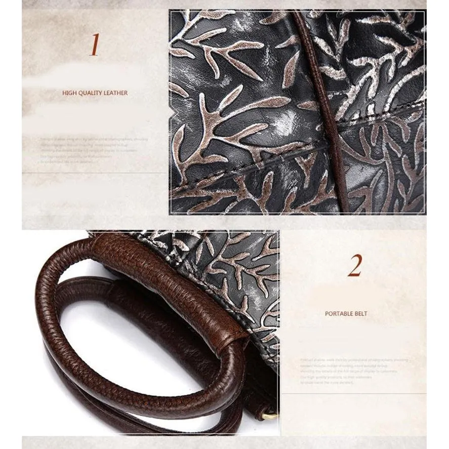 <bold>Shell / Crossbody Bag <br>Genuine-Leather