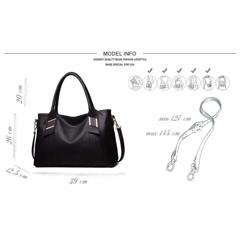 <bold>Top-Handle / Tote Bag  <br>Vegan-Leather