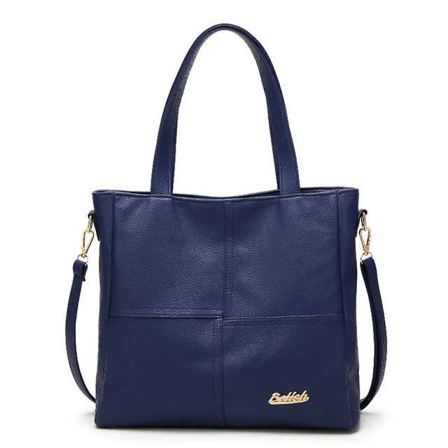 <bold>Tote / Crossbody Bag  <br>Vegan-Leather