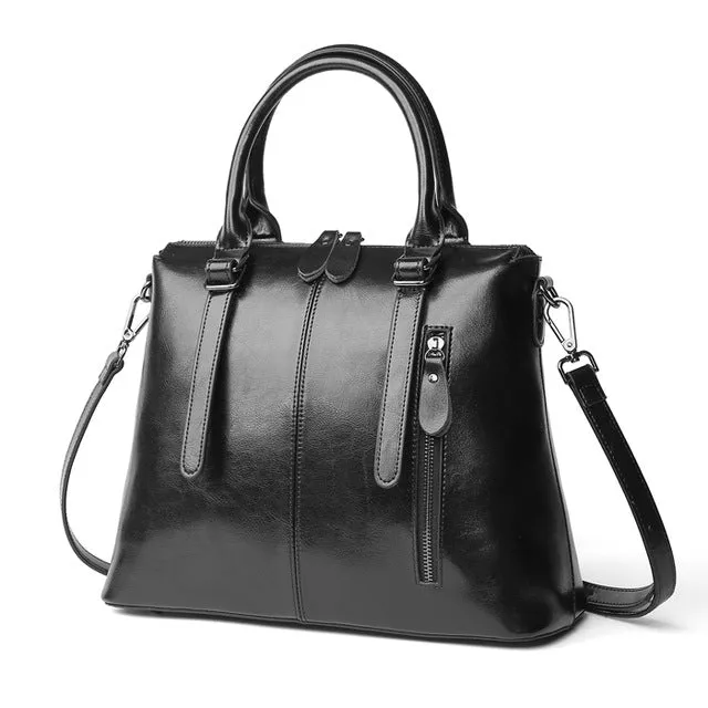 <bold>Tote  / Shoulder Bag <br>Genuine-Leather
