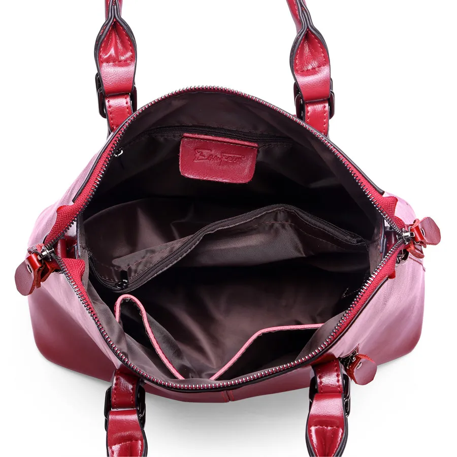 <bold>Tote  / Shoulder Bag <br>Genuine-Leather