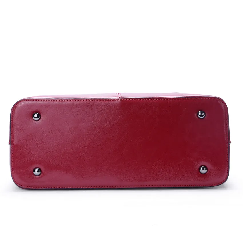 <bold>Tote  / Shoulder Bag <br>Genuine-Leather