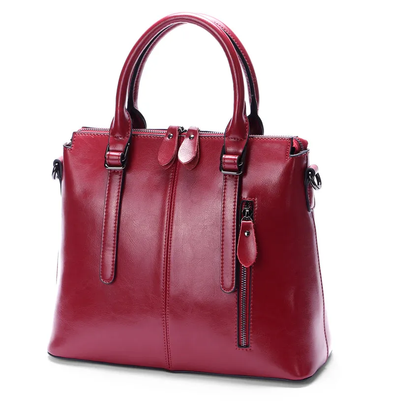 <bold>Tote  / Shoulder Bag <br>Genuine-Leather