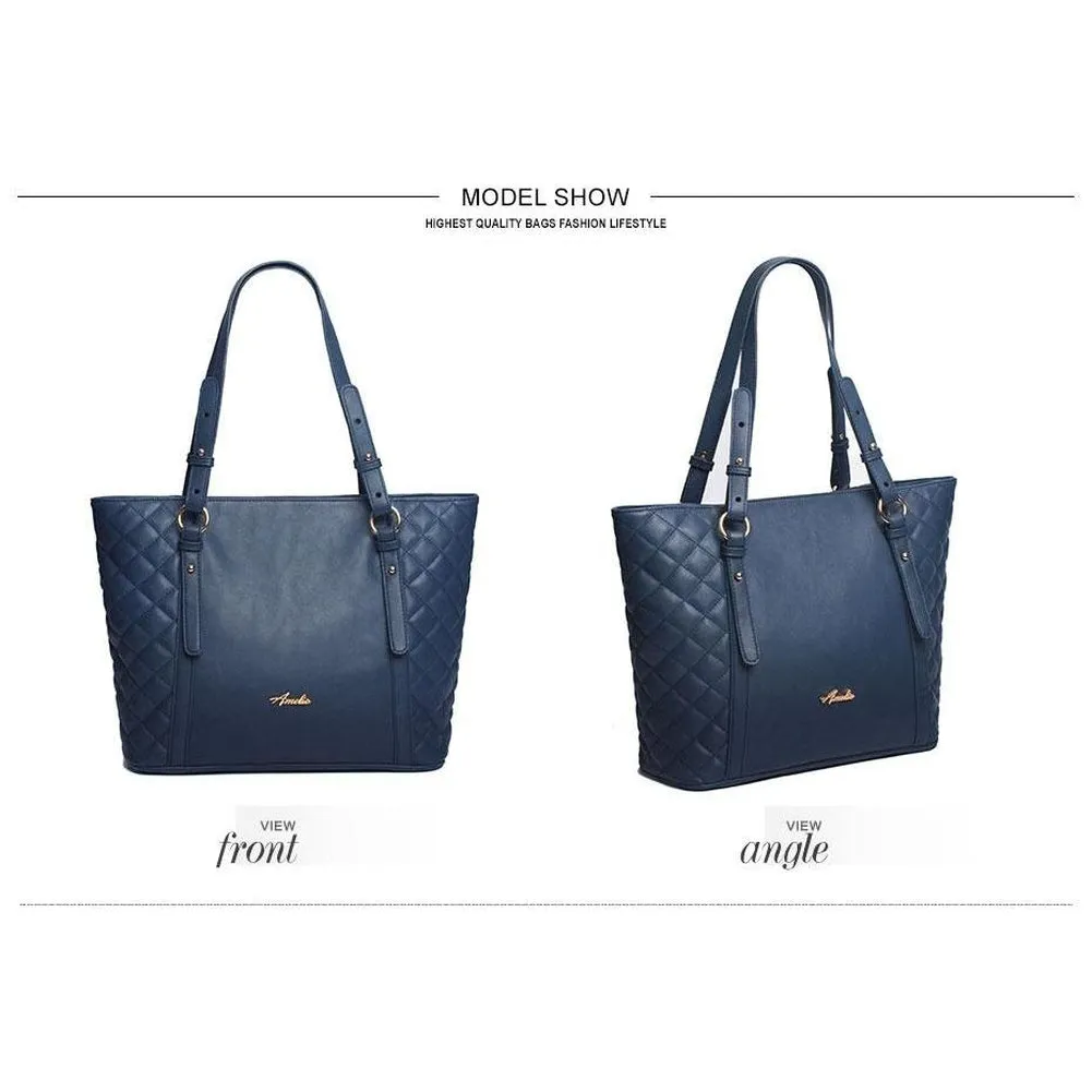 <bold>Tote / Shoulder Bag  <br>Vegan-Leather
