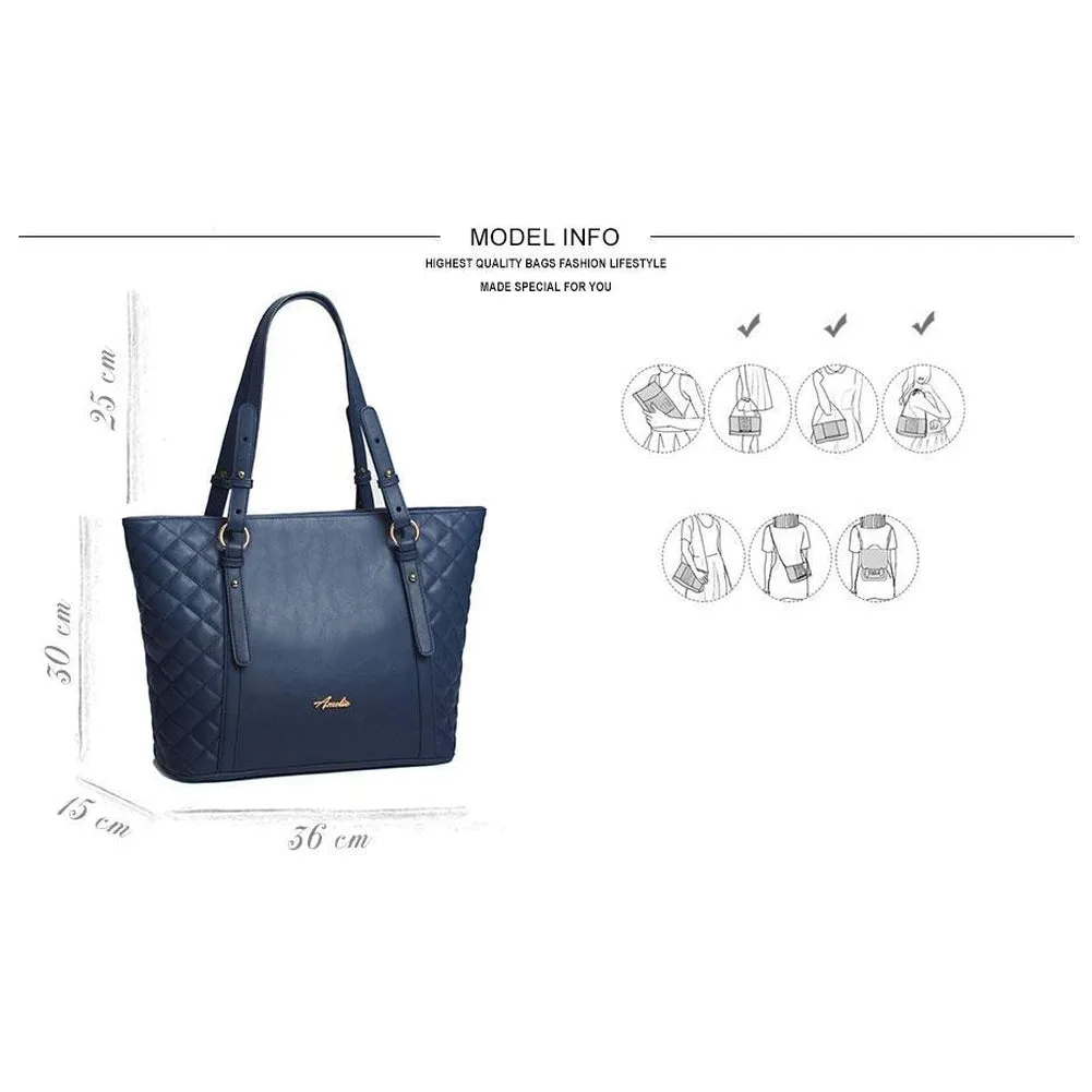 <bold>Tote / Shoulder Bag  <br>Vegan-Leather