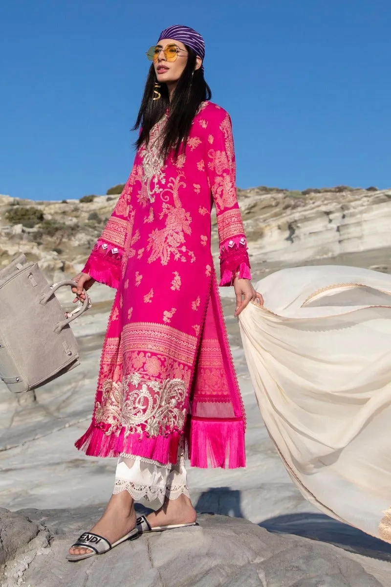 M221-001A-CM | Sana Safinaz Muzlin Spring Collection 2022 Vol 1  | Unstitched Printed Lawn Suits