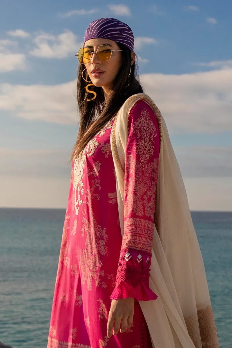 M221-001A-CM | Sana Safinaz Muzlin Spring Collection 2022 Vol 1  | Unstitched Printed Lawn Suits