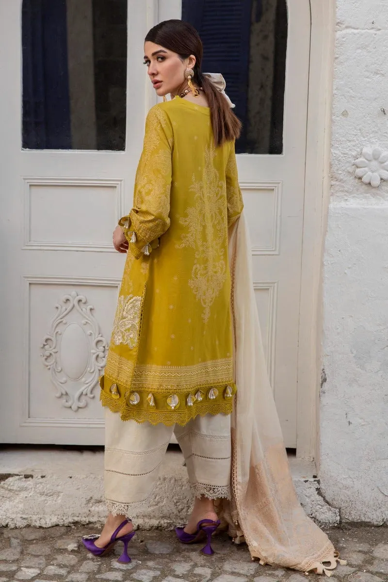 M221-001B-CM | Sana Safinaz Muzlin Spring Collection 2022 Vol 1  | Unstitched Printed Lawn Suits