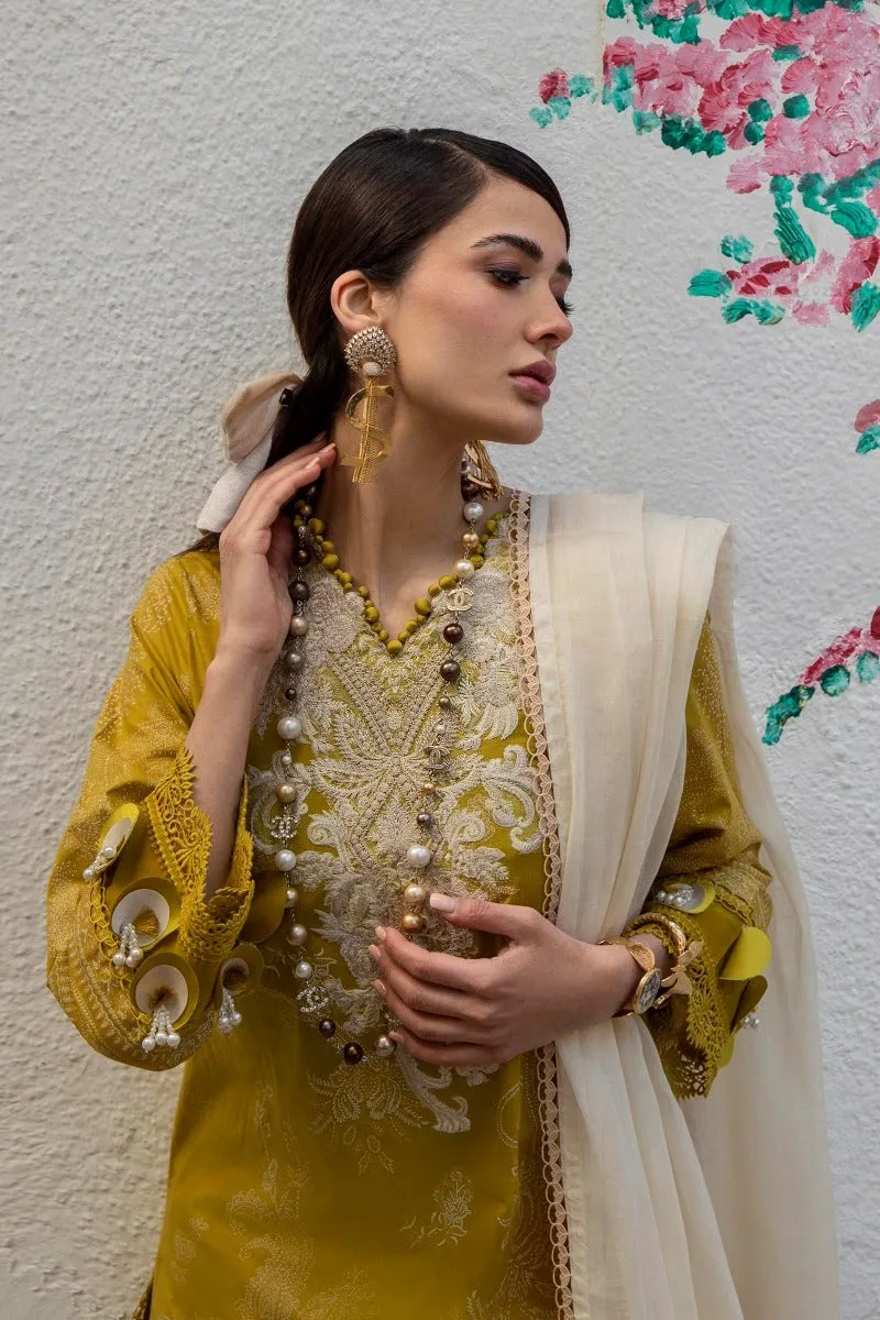 M221-001B-CM | Sana Safinaz Muzlin Spring Collection 2022 Vol 1  | Unstitched Printed Lawn Suits