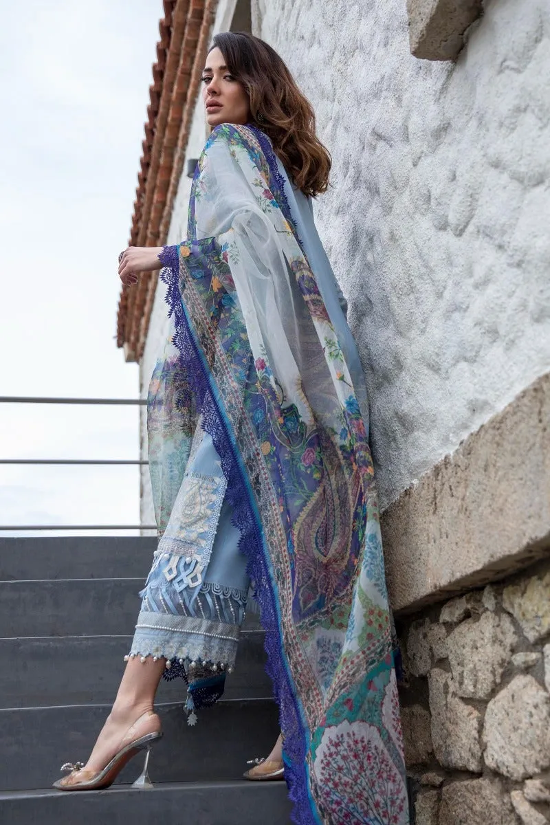 M221-007A-CH | Sana Safinaz Muzlin Spring Collection 2022 Vol 1  | Unstitched Printed Lawn Suits