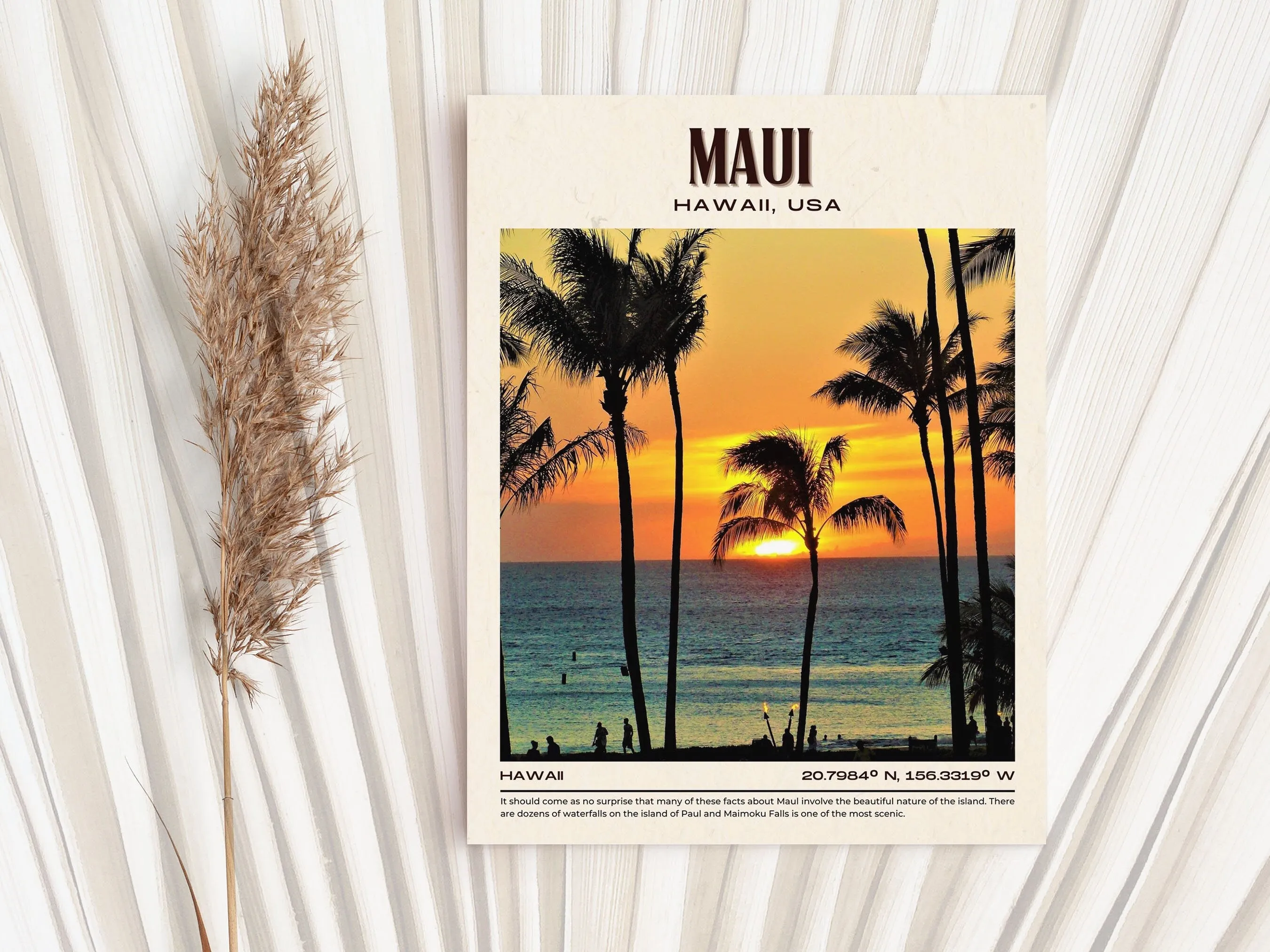 Maui Vintage Wall Art, Hawaii, USA