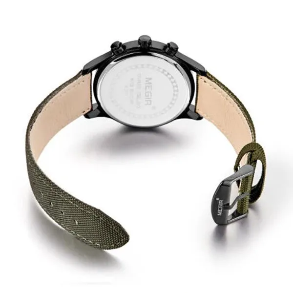 MEGIR Casual Watch with Canvas Band