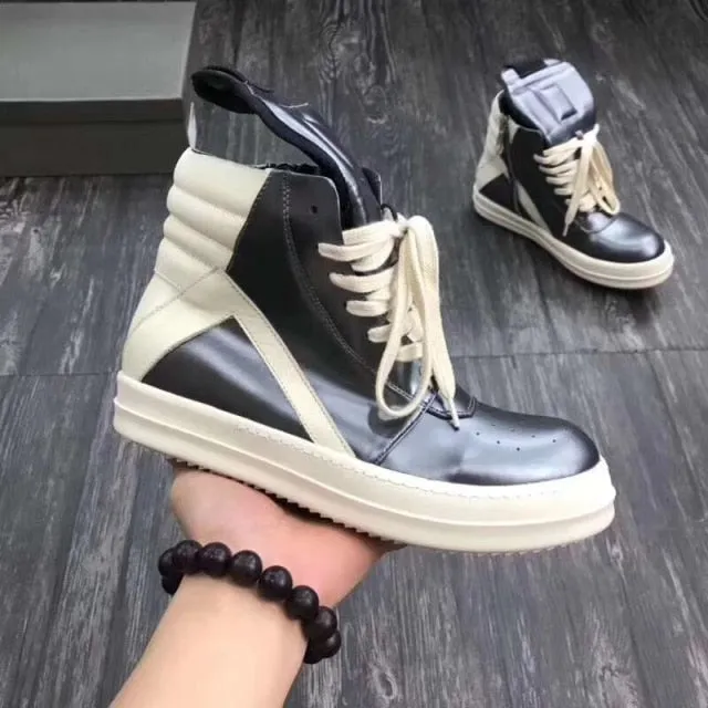 Men Genuine Leather Ankle Boots