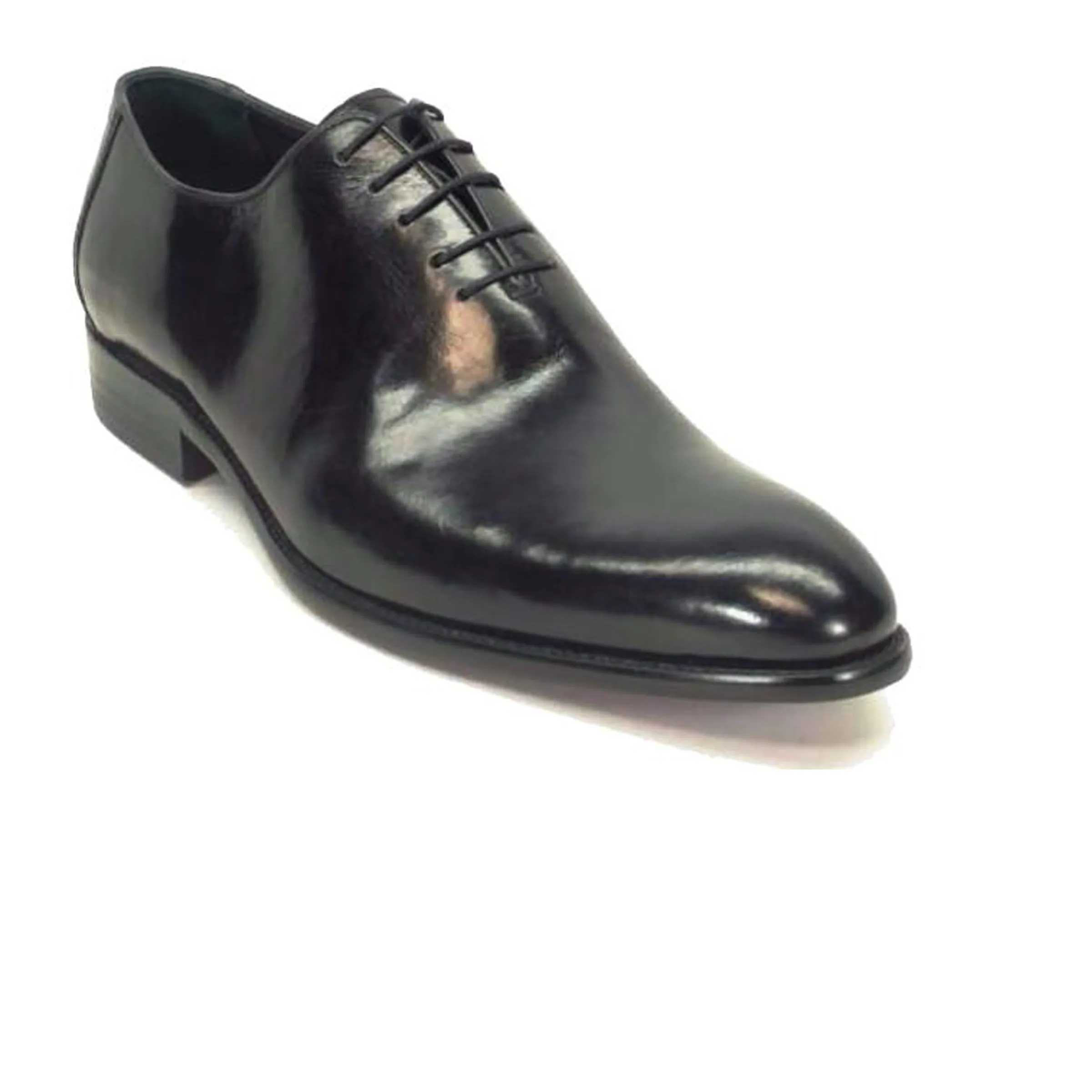 Mens Carrucci Hand Painted Oxford Lace Up Dress Shoe in Cobalt Blue
