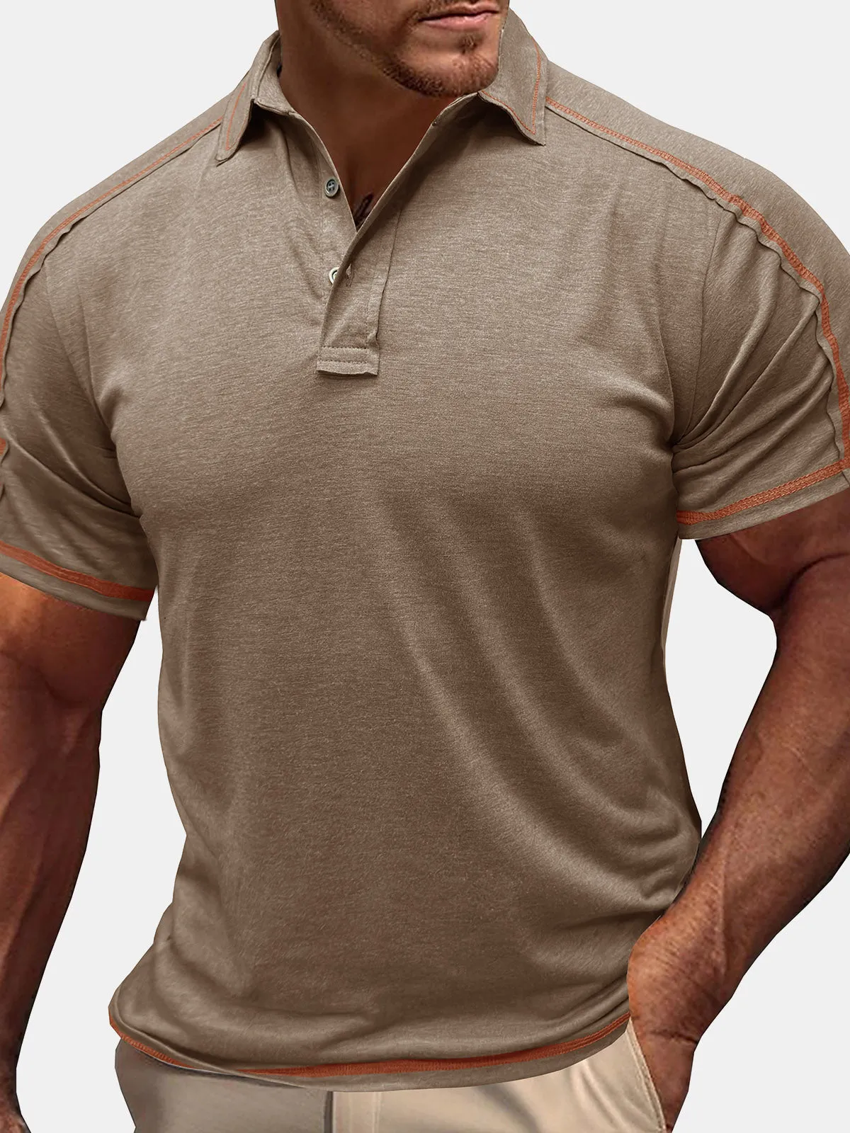 Men's Leisure Summer Short Sleeve Polo Shirt
