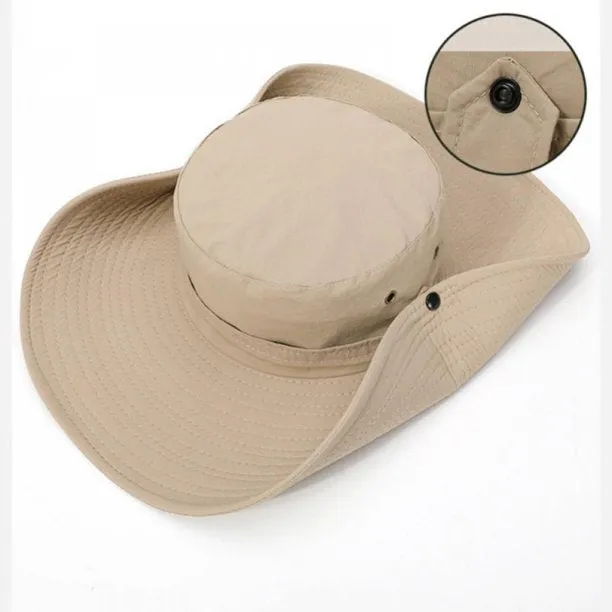 Men's Outdoor Wide Brim Fisherman Sun Hat