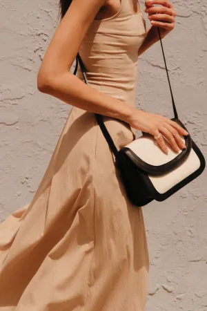 Mesch Crossbody Black and Canvas