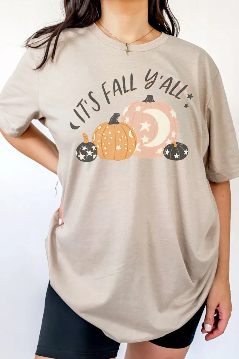 Midnight It's Fall Y'all Tri-Blend Short Sleeve Tee