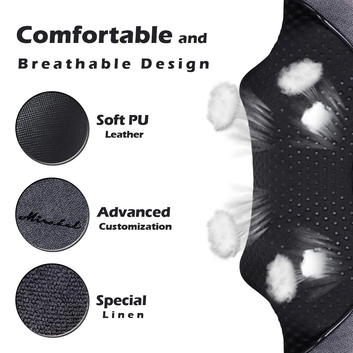 Mirakel Neck Massager with Heat, Shiatsu Shoulder Massager, Electric Kneading Back Massager, Massage Pillow for Pain Relief Deep Tissue, Fathers Day Presents, Mothers Day,Christmas Gifts Get Well Soon