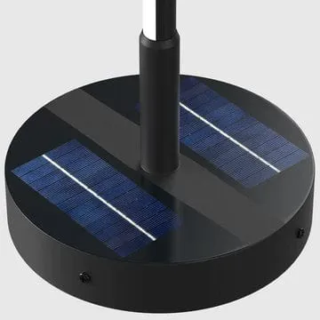 Modern Solar Outdoor Floor Lamp – Elegant Waterproof LED Lighting