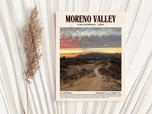 Moreno Valley Vintage Wall Art, California, USA