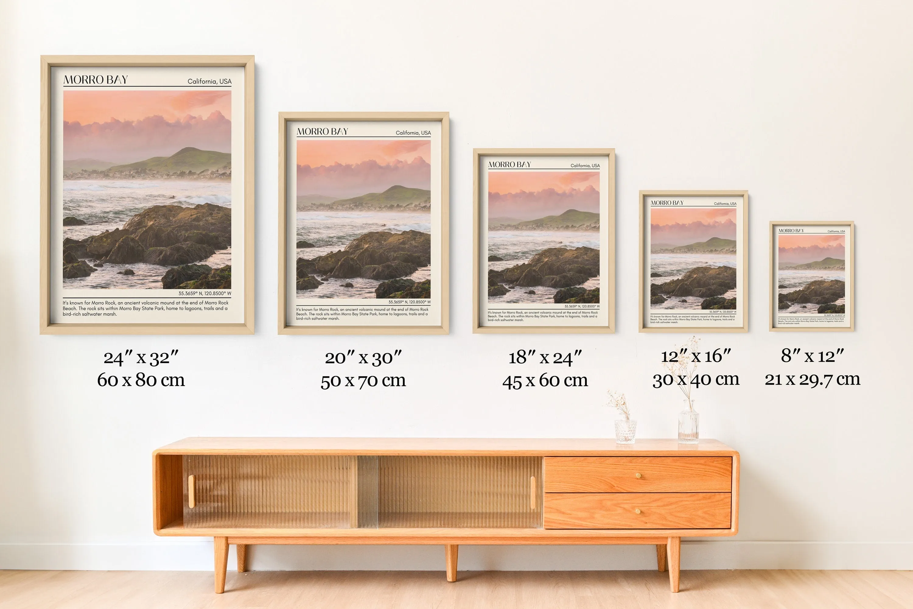 Morro Bay Wall Art Canvas, USA