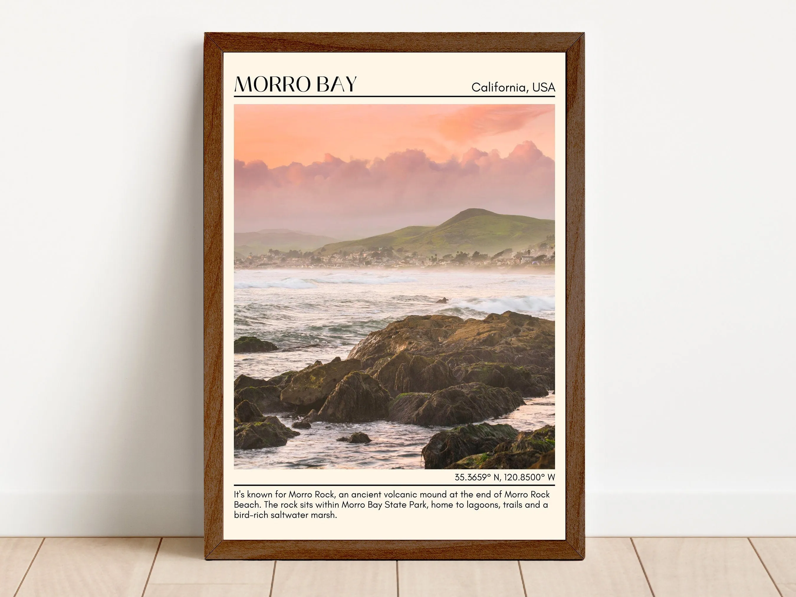 Morro Bay Wall Art Canvas, USA