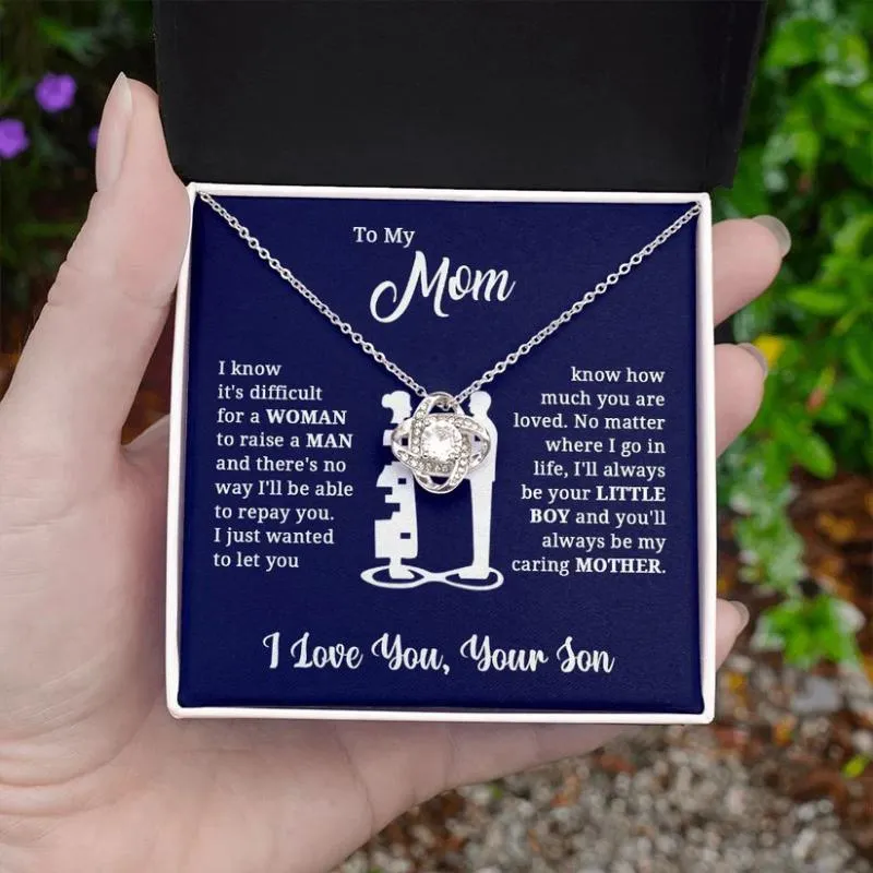 Mother Crystal Embrace Necklace – Timeless Gift of Love