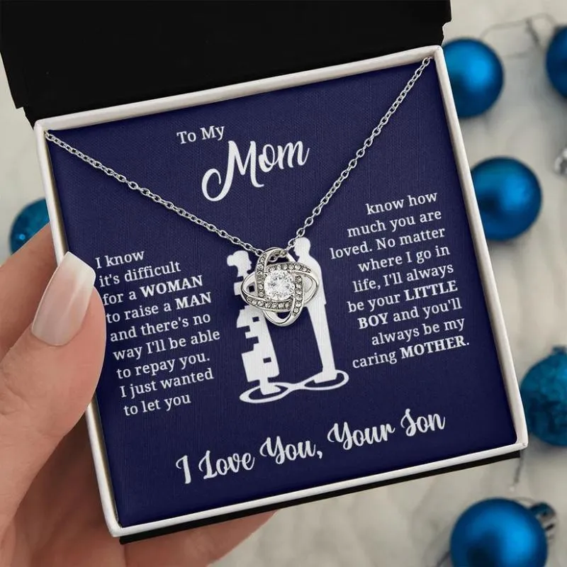 Mother Crystal Embrace Necklace – Timeless Gift of Love