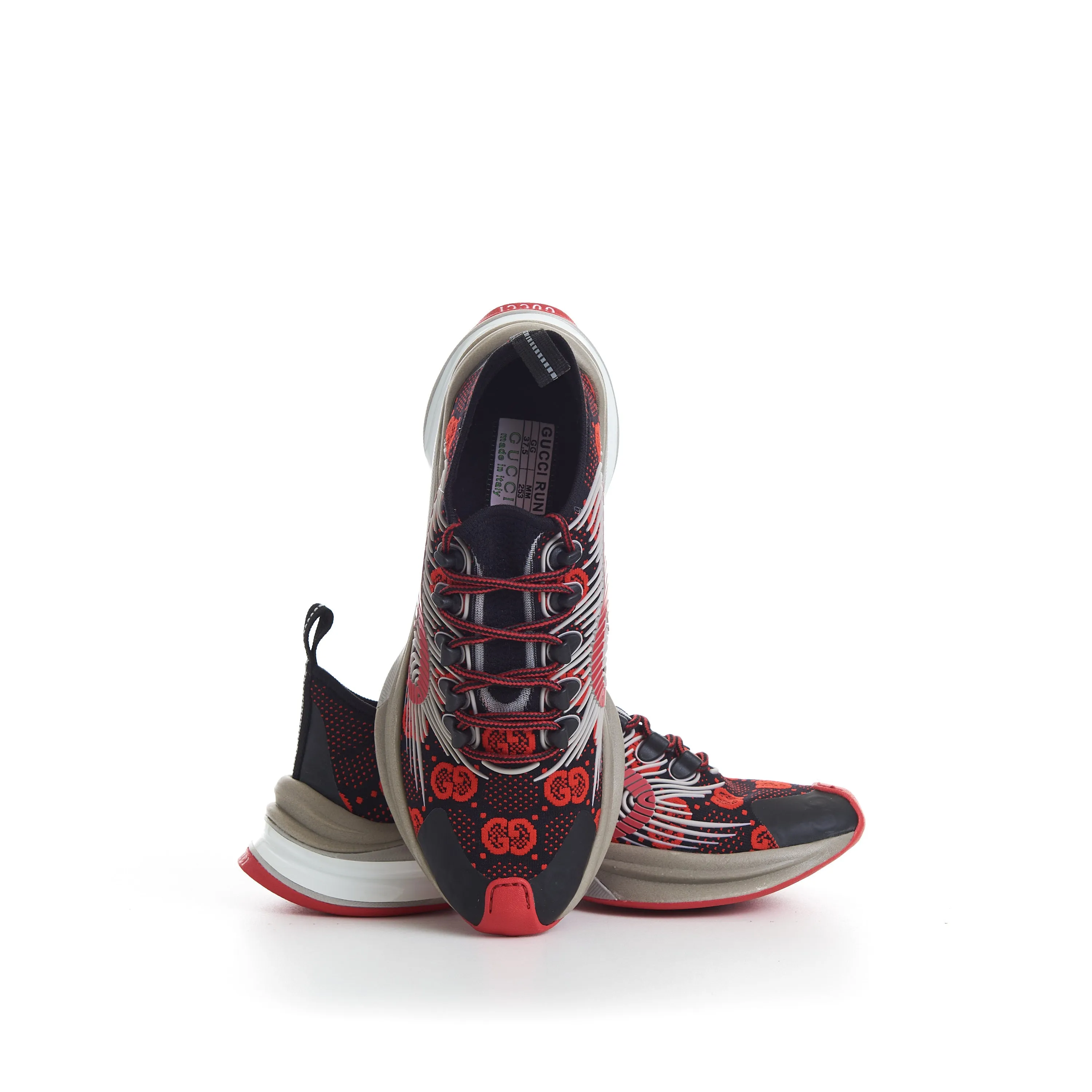 Multicolour GG Technical Knit Run Sneakers