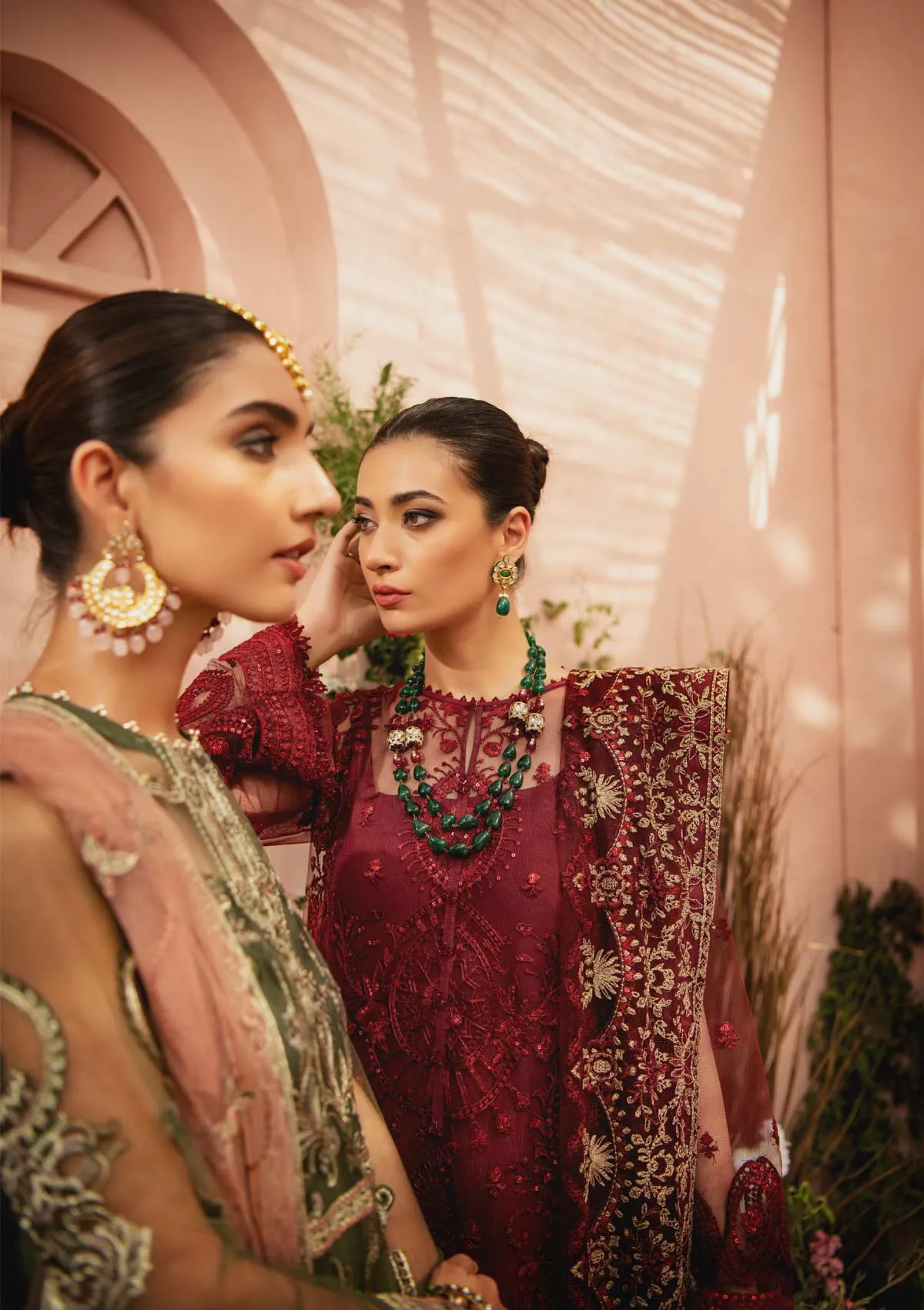 MYSTIQUE - LOOK 02 | AIK Atelier Festive Mystique Organza & Tule 2021 Collection | Unstitched Embroidered Net Suits