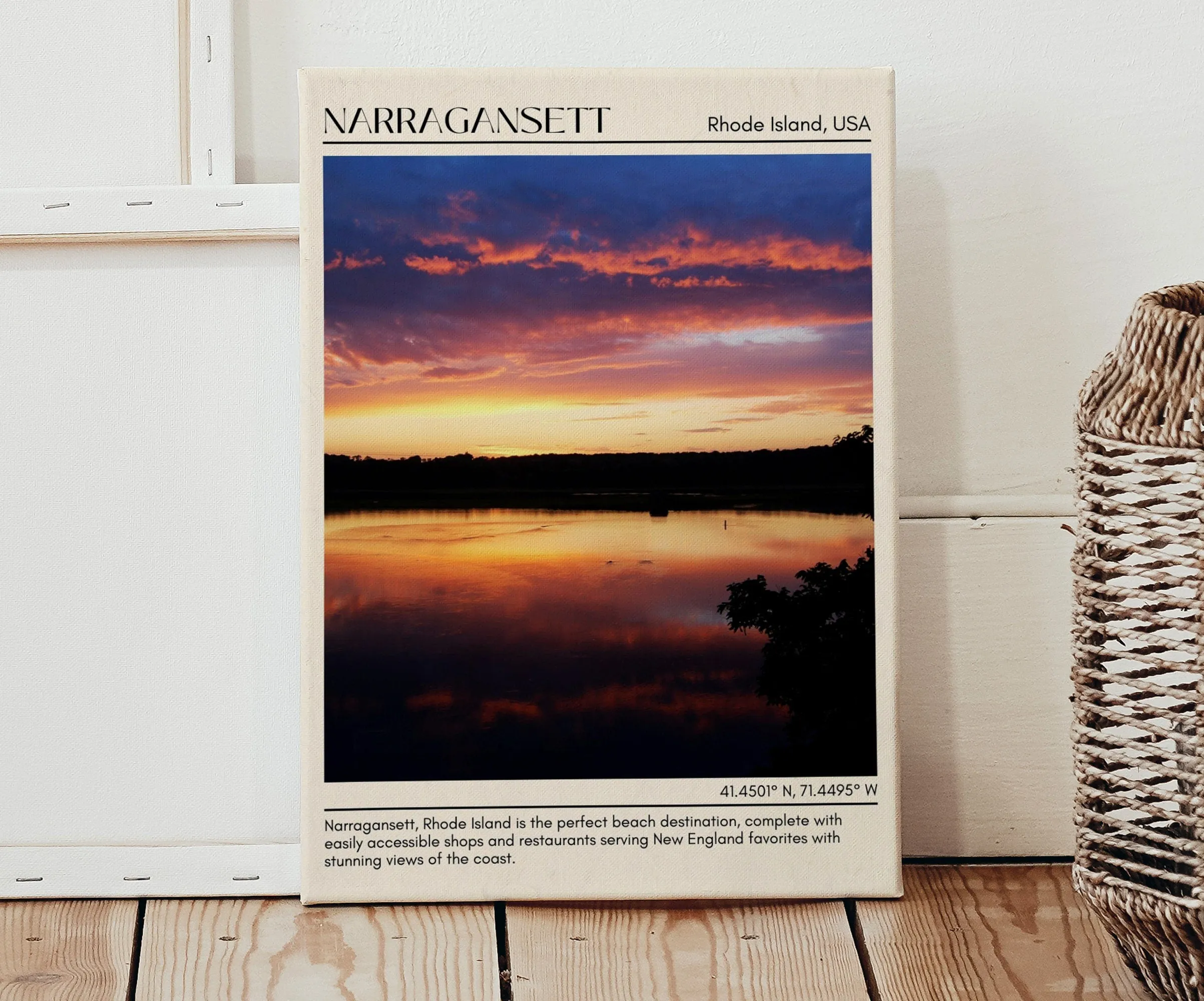 Narragansett Wall Canvas, USA