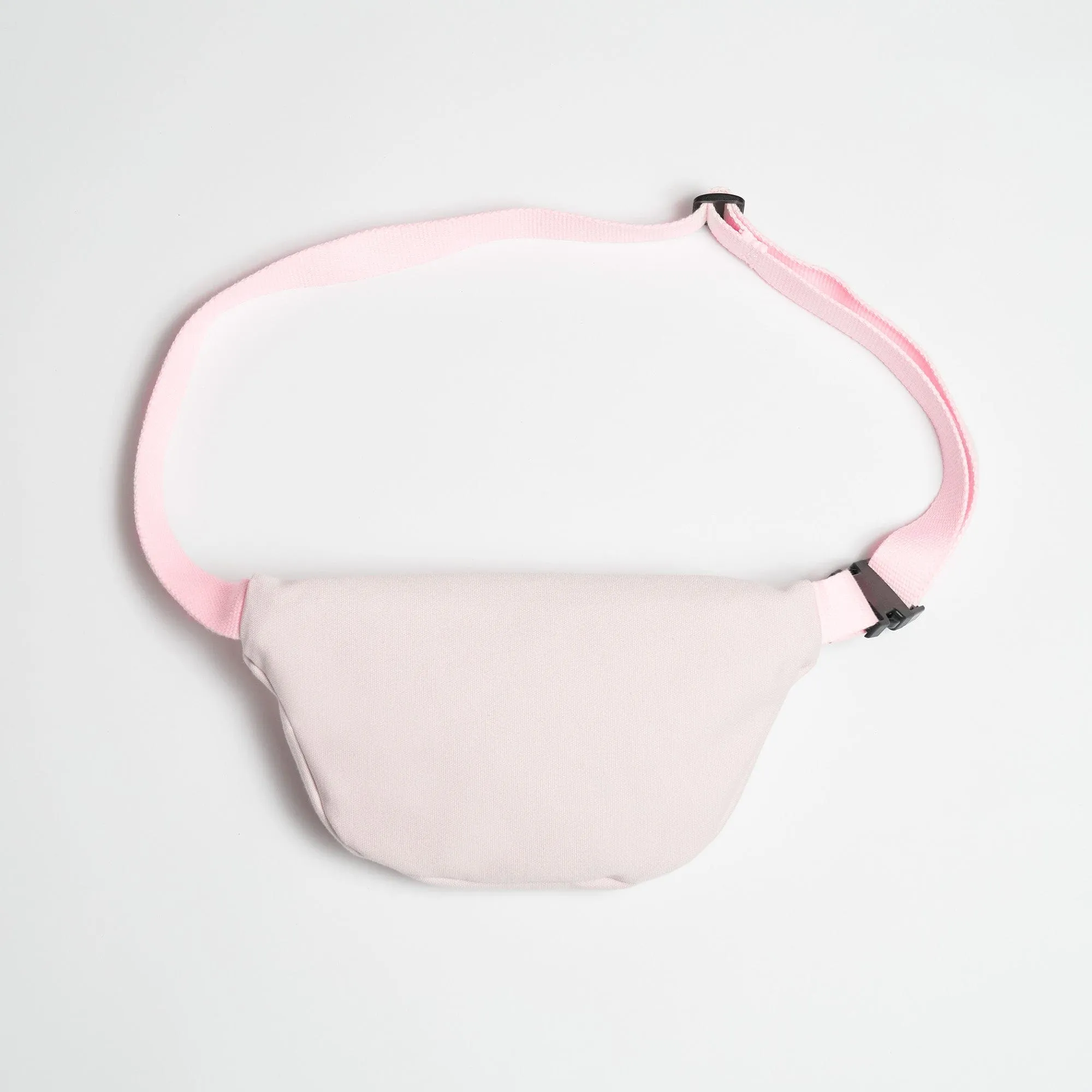 Natural Cotton Canvas Bum Bag | Blush Pink