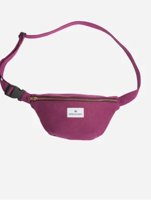 Natural Cotton Canvas Bum Bag | Bordeaux Red