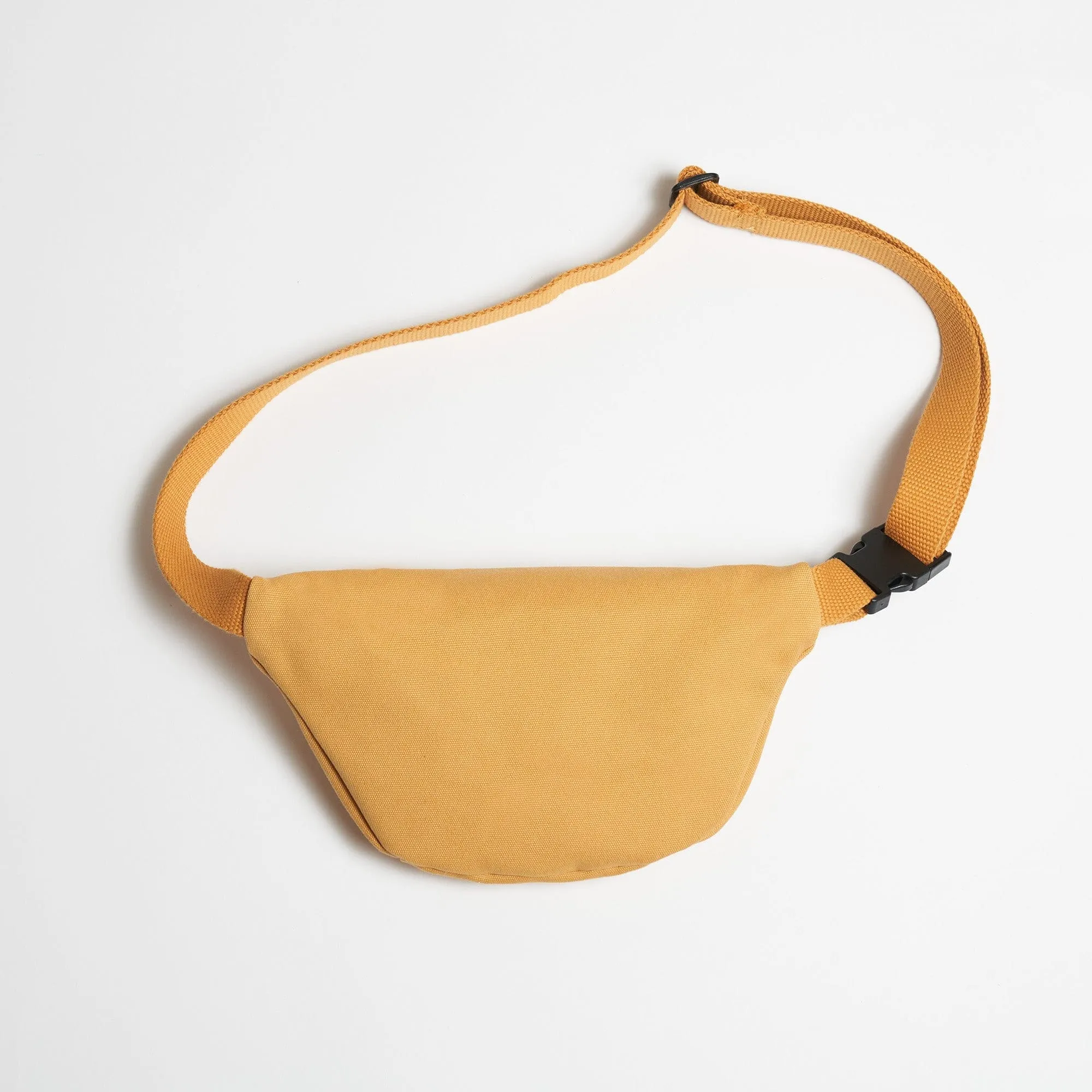 Natural Cotton Canvas Bum Bag | Mustard Yellow