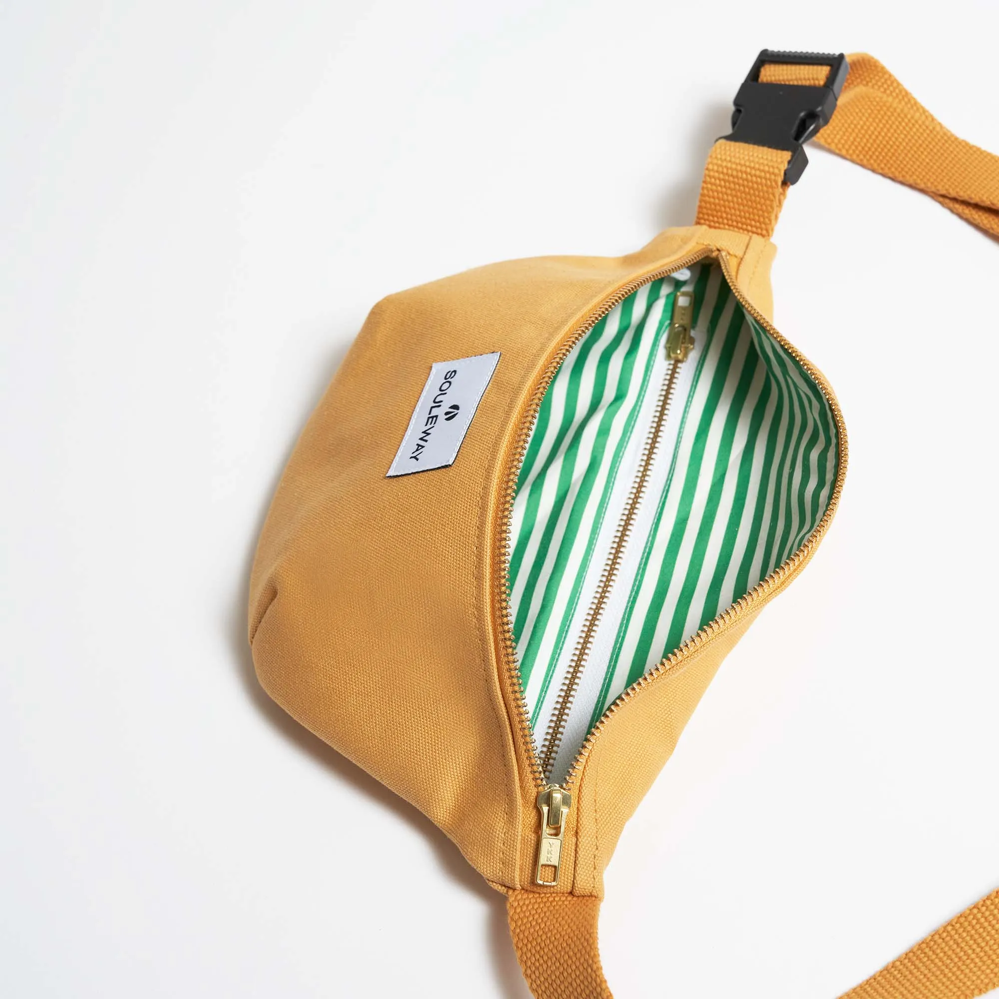 Natural Cotton Canvas Bum Bag | Mustard Yellow