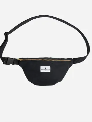 Natural Cotton Canvas Bum Bag | Night Black