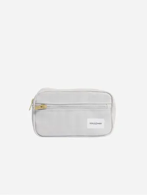 Natural Cotton Canvas Hip Bag | Dust Grey
