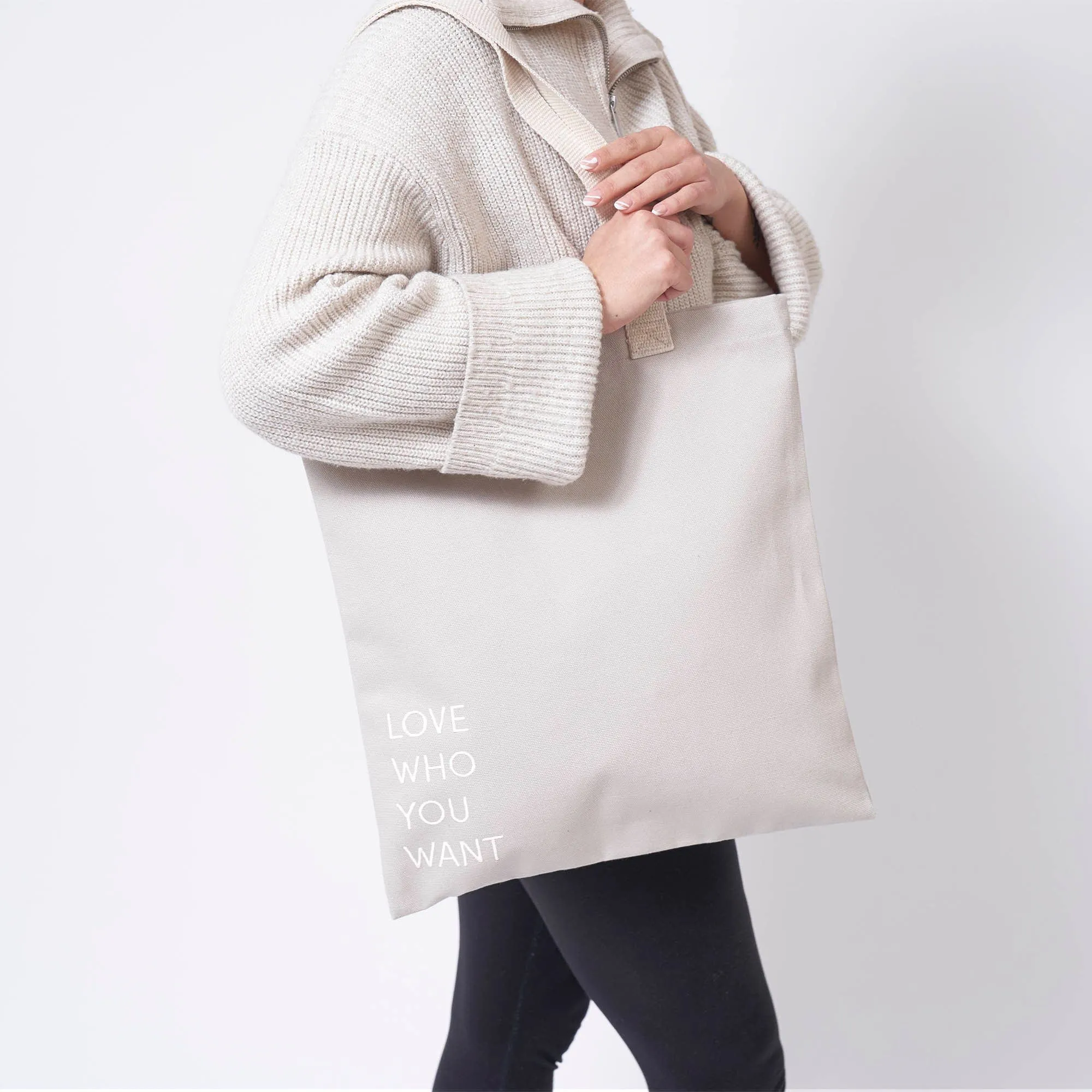 Natural Cotton Canvas Jute Bag | Pride Edition