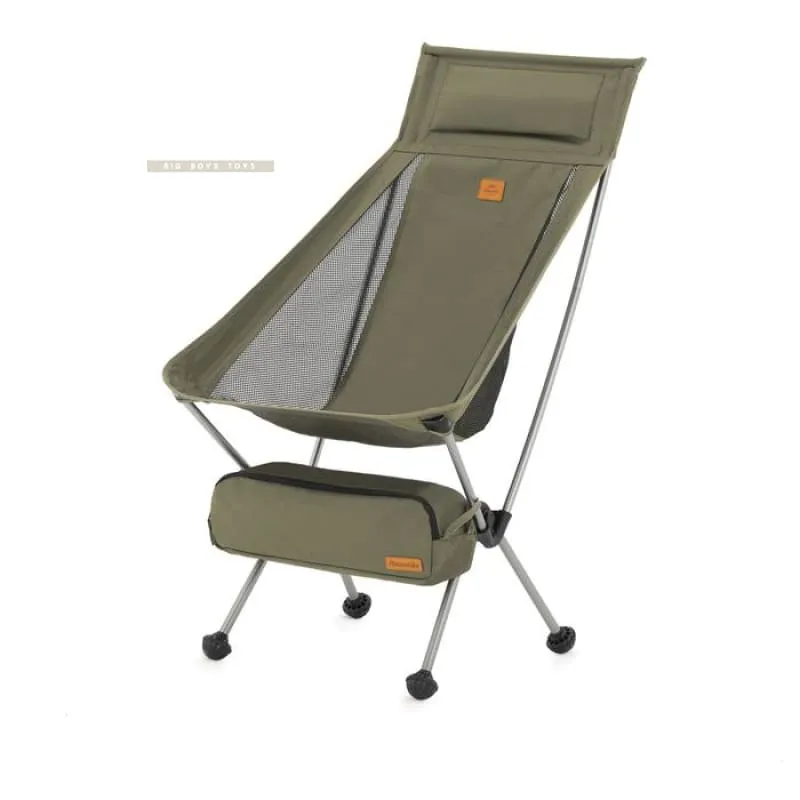 Naturehike YL10 Outdoor Portable Leisure Folding Moon Back Chair (NH20JJ036)-Green | Wear-resistant and tear-resistant Oxford cloth ***