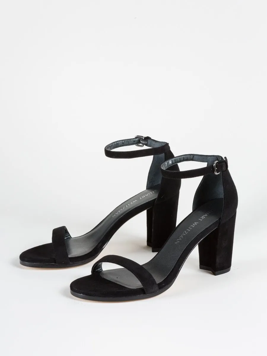 nearlynude in black suede