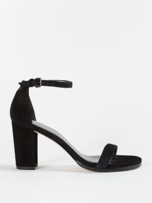 nearlynude in black suede