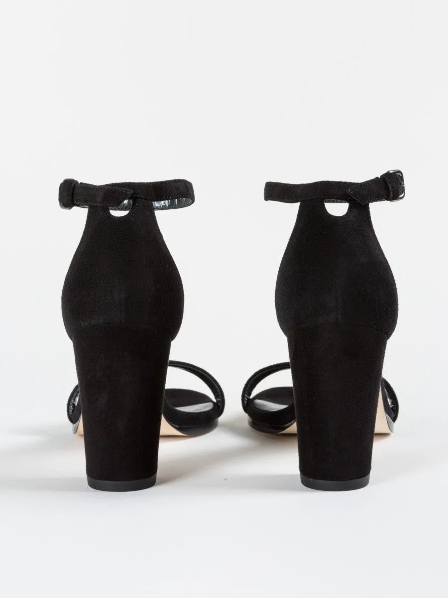 nearlynude in black suede