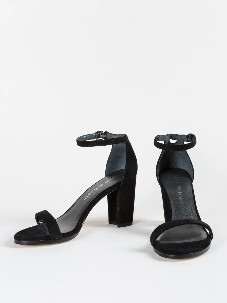 nearlynude in black suede