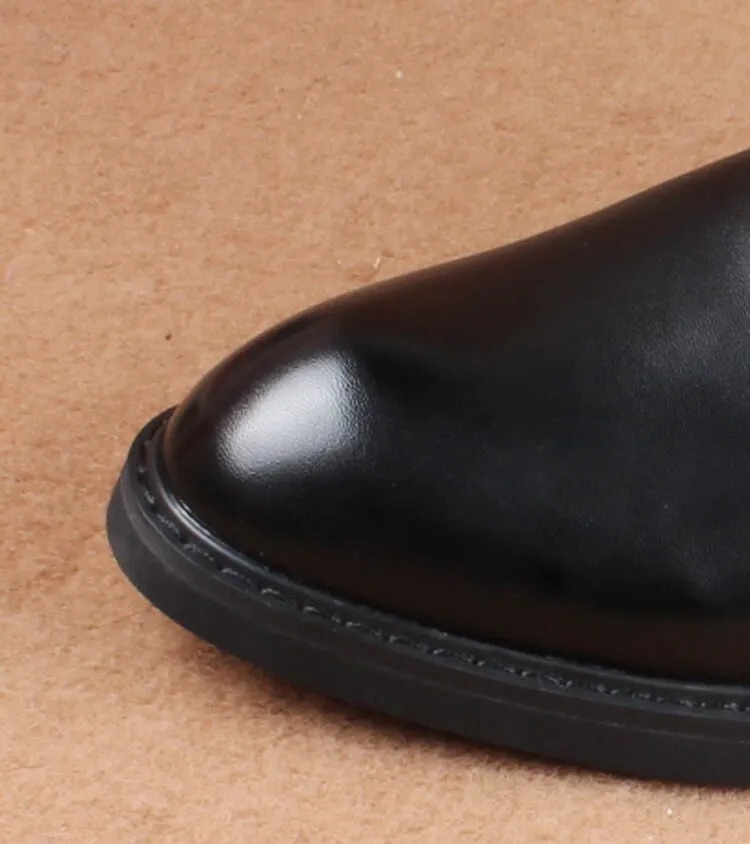 new arrival men's black ankle boots natural leather shoes spring autumn high top shorts boot chaussure homme botines hombre bota