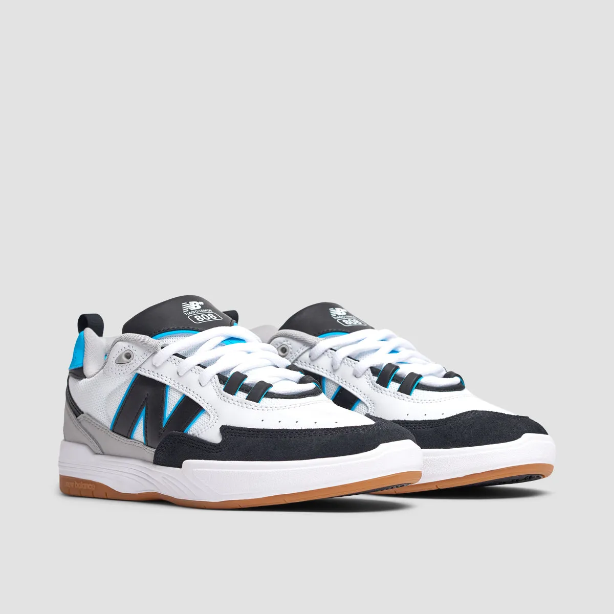 New Balance Numeric Tiago Lemos 808 Shoes - White/Black